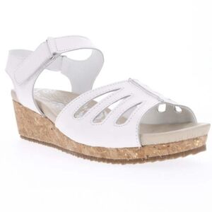 Propet Maya  Leather Adjustable Wedge sandals Size 11 Extra Wide